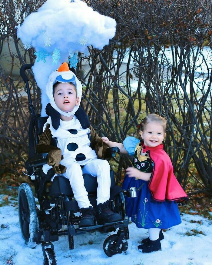 Keeping Up With Our Costumes Until Halloween Theme, Check Out John! He Loves To Dress Up In Disney-Inspired Outfits With His Little Sister Josie Each Halloween