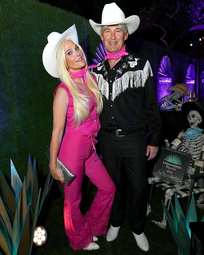 Molly Sims And Scott Stuber As Margot Robbie And Ryan Gosling's Barbie And Ken