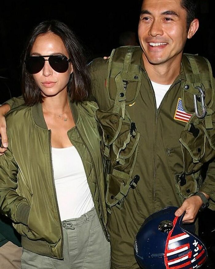 Henry Golding And Liv Lo Top Gun: Maverick