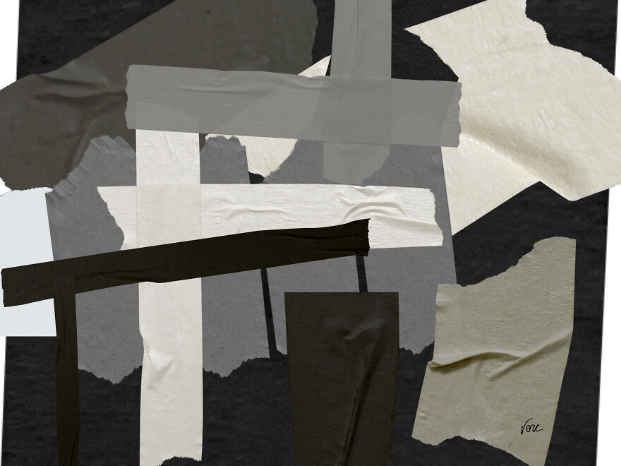 Contemporary Collage Artworks By Vercmagnus That Will Make You Want To Love Black Even More