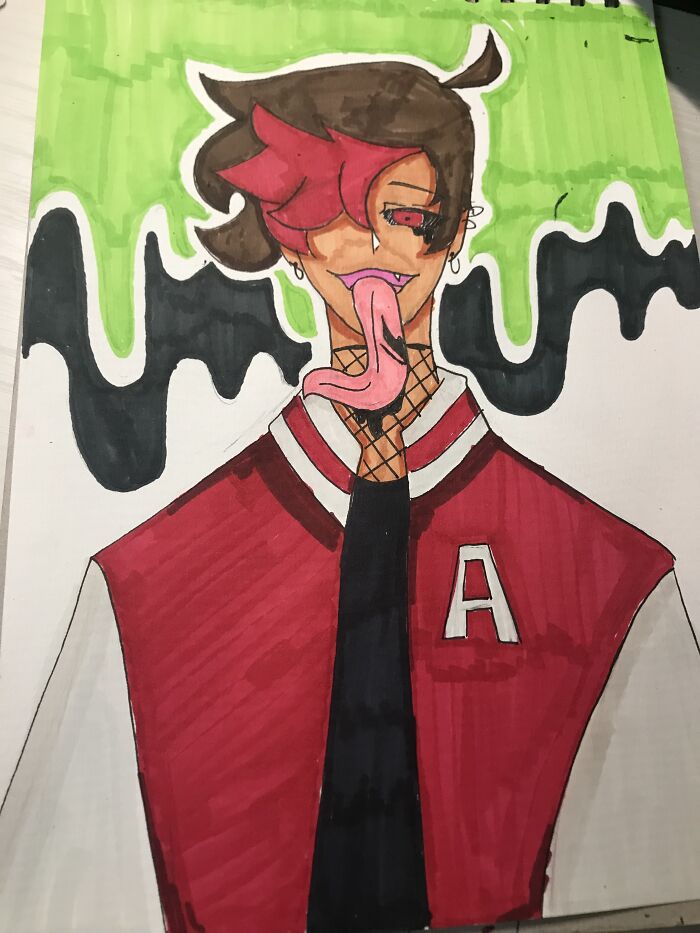 My Mum Didn’t Let Me Hang My Drawing On My Door Because She Was Afraid I’d Summon Demons