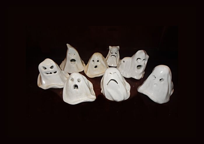 My Mini Handbuilt Pottery Ghost