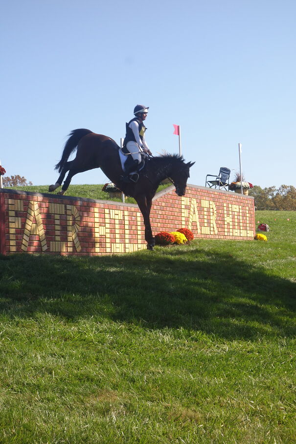 Elisa Wallace Missing A Stirrup At The Mars Maryland 5 Star At Fair Hill