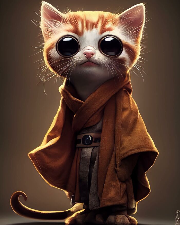Jedi Padawan Kitten