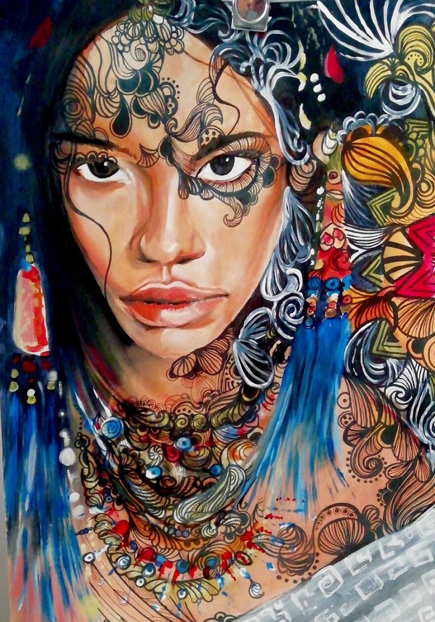 I'm An Artist From South Africa And My Work Consists Of A Wide Palette Of Colours And Shapes Capturing And Evoking Emotion (7 Pics)