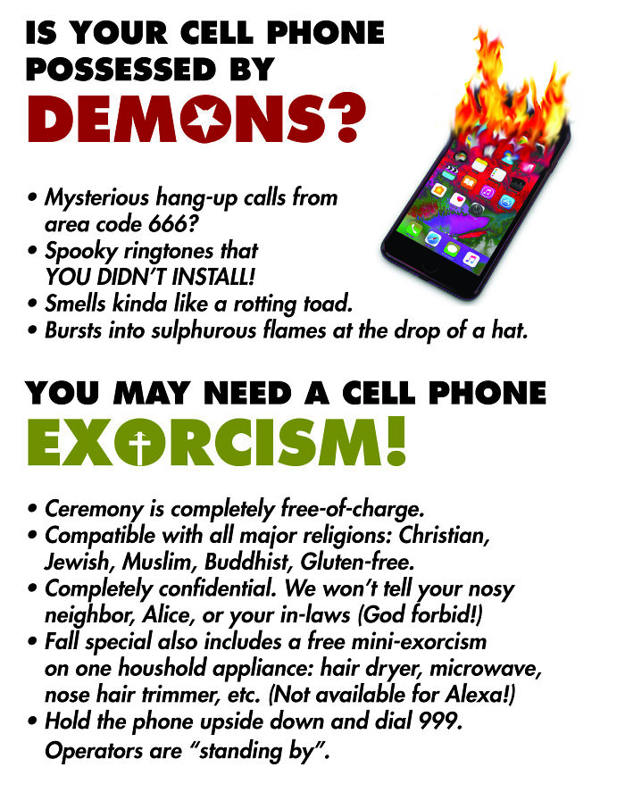 Fake Flyers To Mystify My Neighbors (7 Pics)