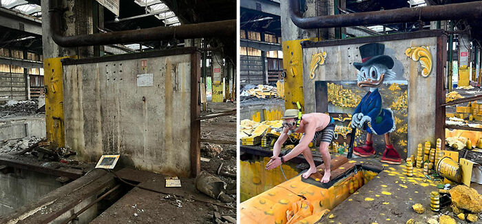 French Street Artist Paints 3D Graffiti And It’s Not For The Faint Of Heart (26 New Pics)