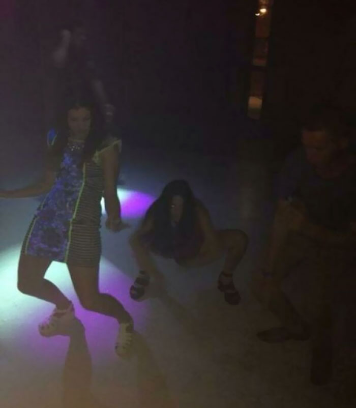 The Scary Little Girl From The Ring All Grown Up And Out Nightclubbing With Friends