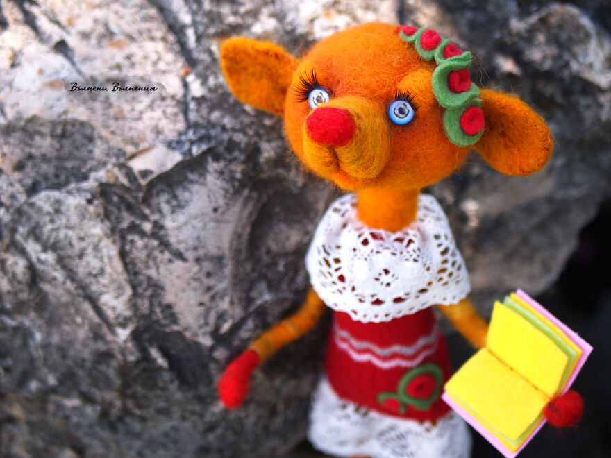 Funny Animals With Personality And Character ... Made Of Wool