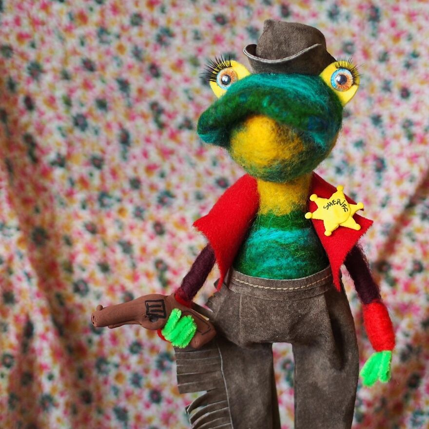 Funny Animals With Personality And Character ... Made Of Wool