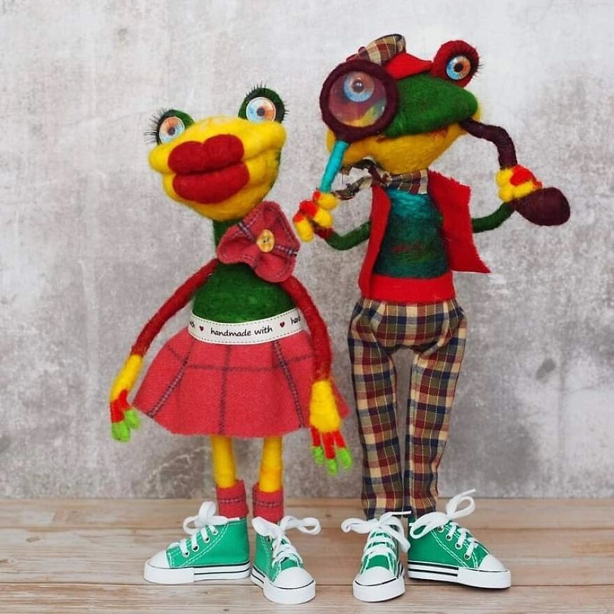 Funny Animals With Personality And Character ... Made Of Wool