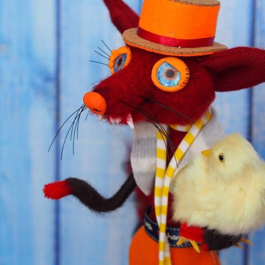 Funny Animals With Personality And Character ... Made Of Wool