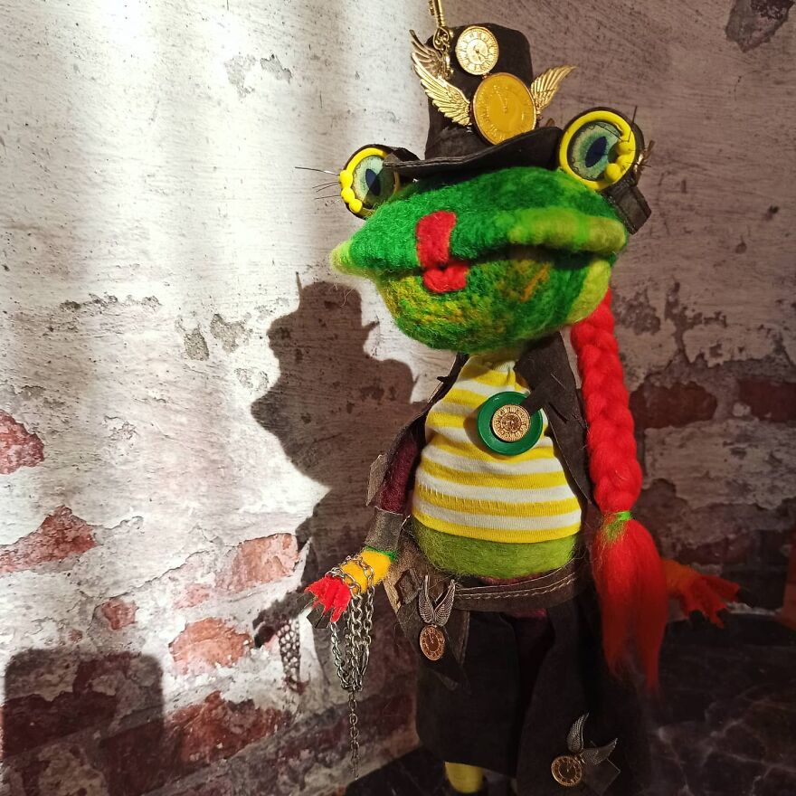 Funny Animals With Personality And Character ... Made Of Wool