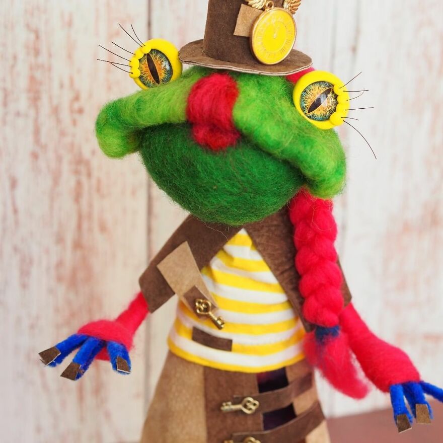 Funny Animals With Personality And Character ... Made Of Wool