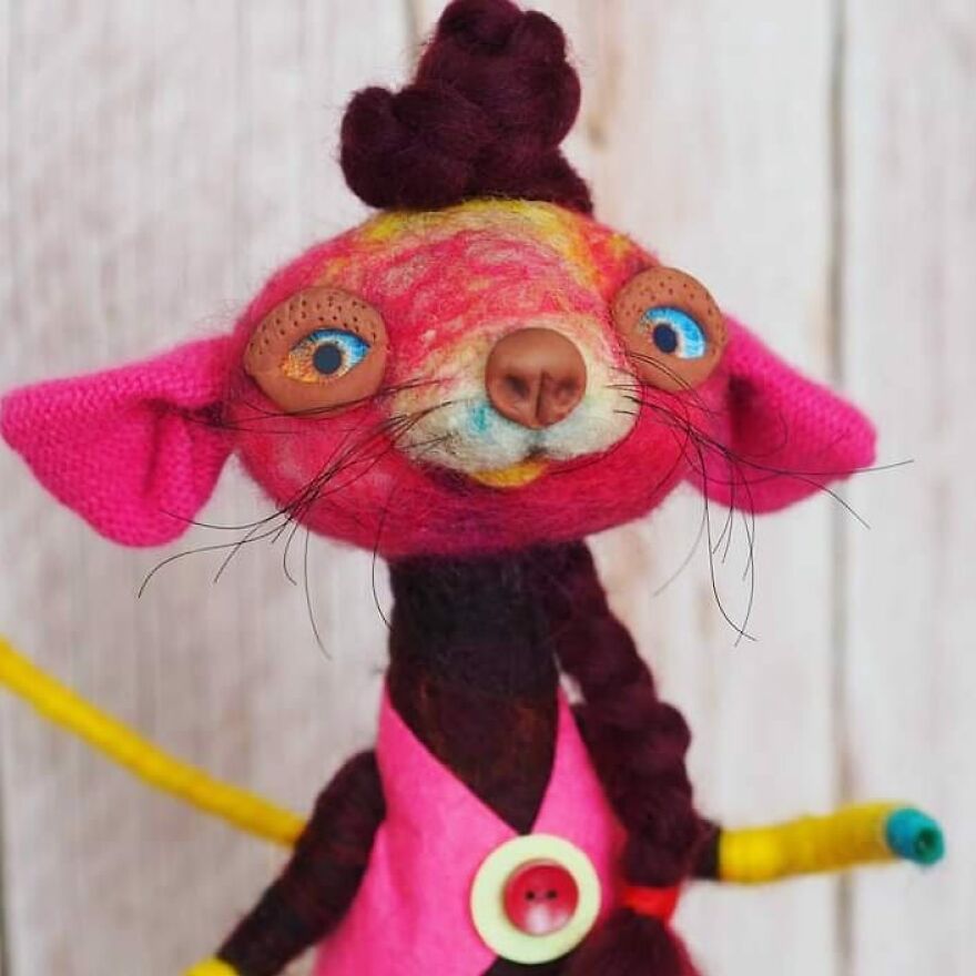 Funny Animals With Personality And Character ... Made Of Wool
