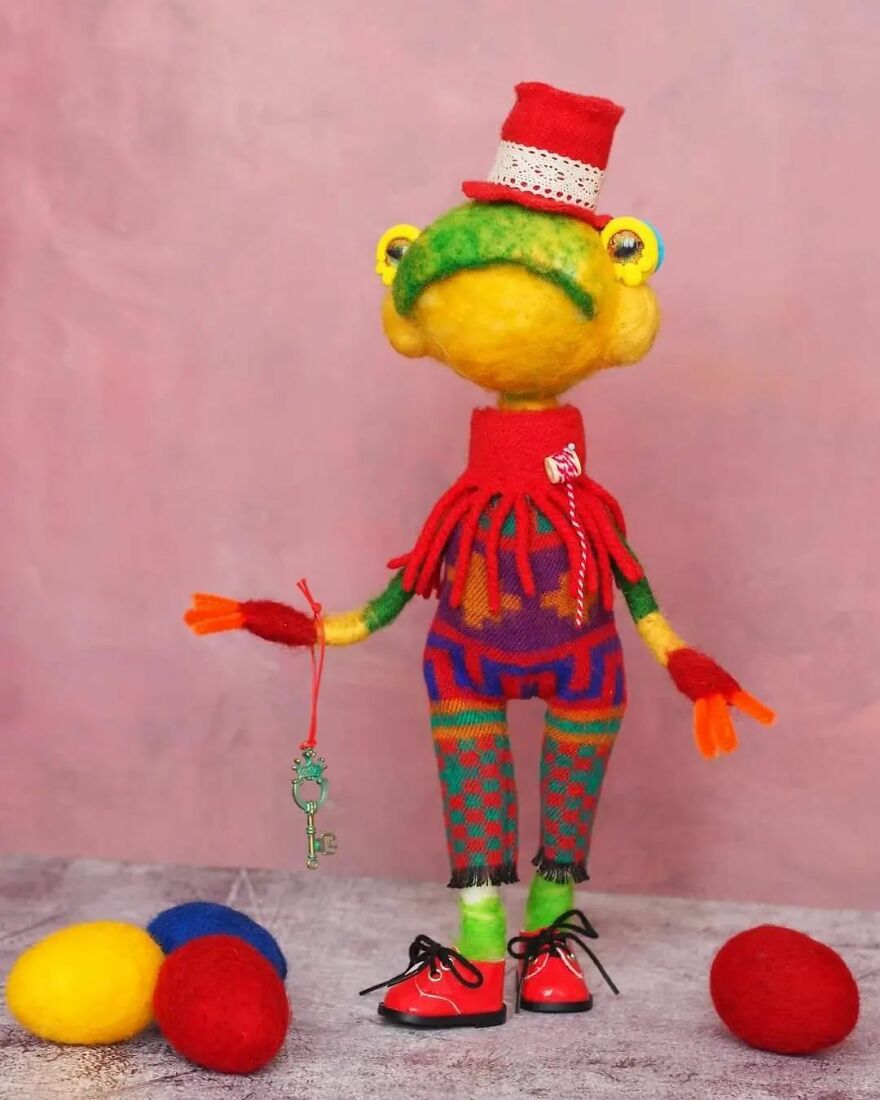 Funny Animals With Personality And Character ... Made Of Wool