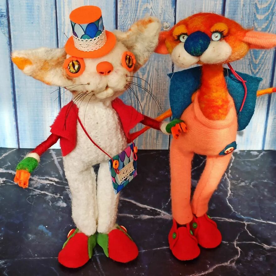 Funny Animals With Personality And Character ... Made Of Wool