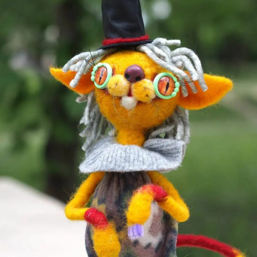 Funny Animals With Personality And Character ... Made Of Wool