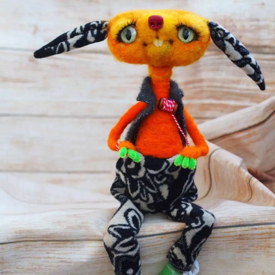 Funny Animals With Personality And Character ... Made Of Wool