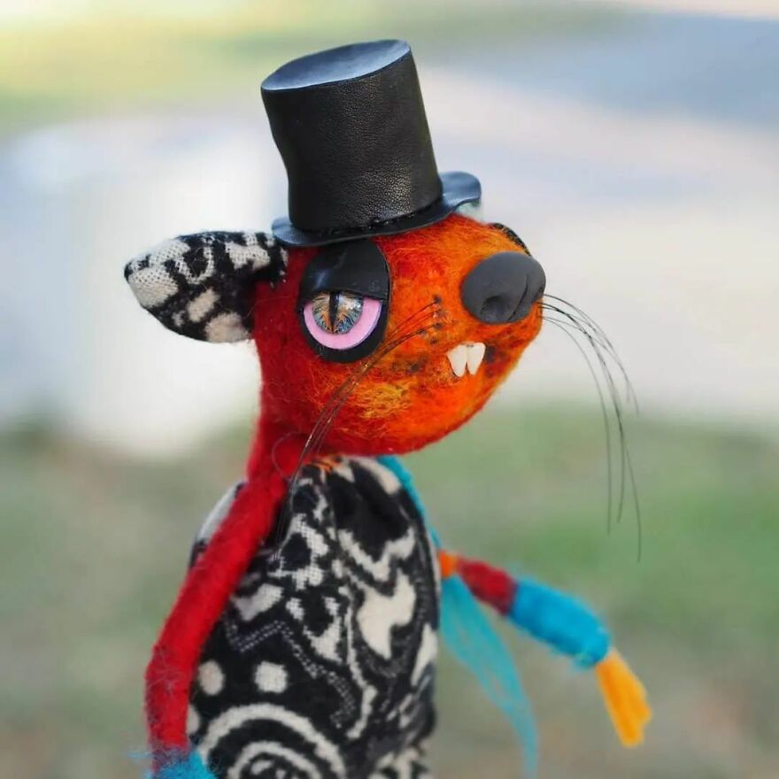 Funny Animals With Personality And Character ... Made Of Wool