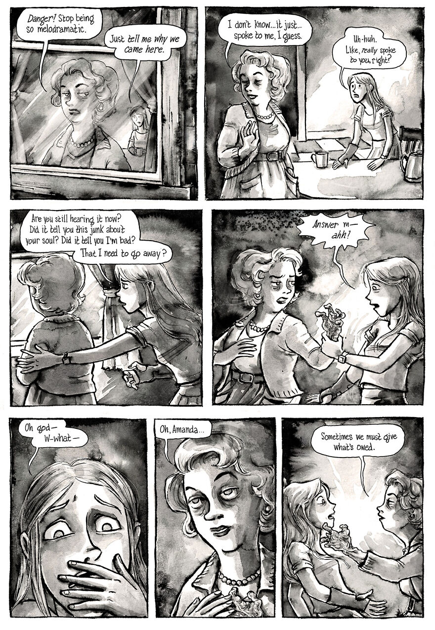 I Created A Dark Comic Series That&rsquo;s Full Of Creepy Small-Town Secrets (Part 5 Of My Horror Webcomic)