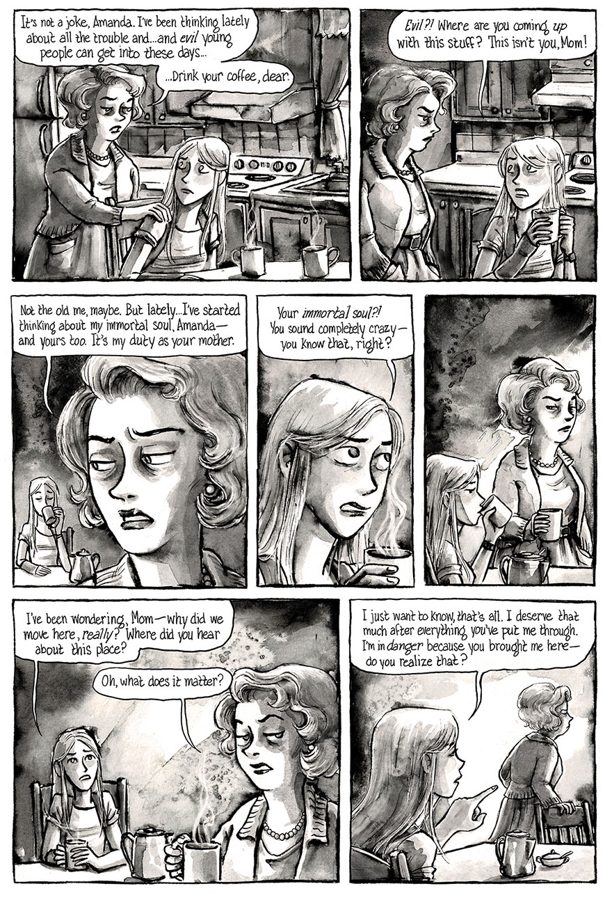 I Created A Dark Comic Series That&rsquo;s Full Of Creepy Small-Town Secrets (Part 5 Of My Horror Webcomic)