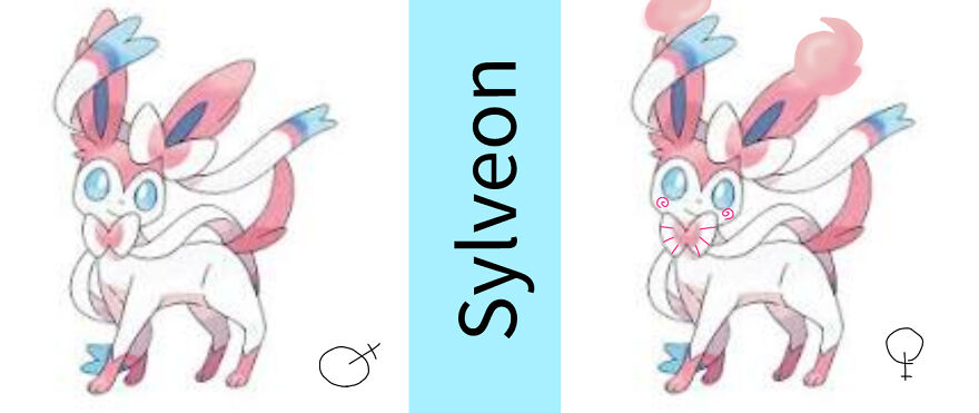 I Give Pokemon Gender Differences.