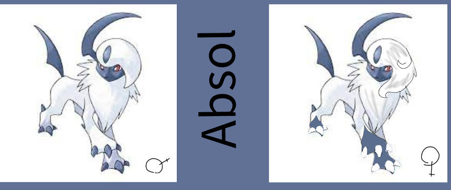 I Give Pokemon Gender Differences.