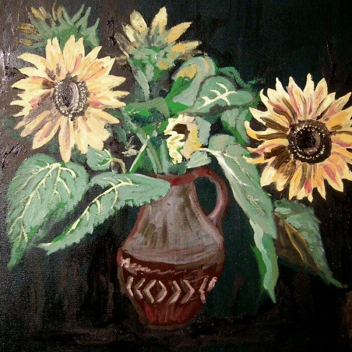 I Painted Some Sunflowers (6 Pics)