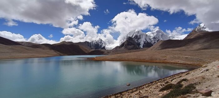At 5,154m Altitude. Lake In India