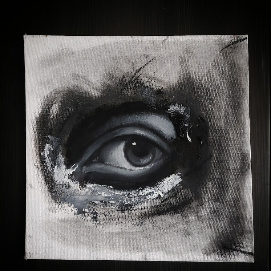 I Started Painting Eyes With Every Migraine, And Here's The Result (9 Pics)