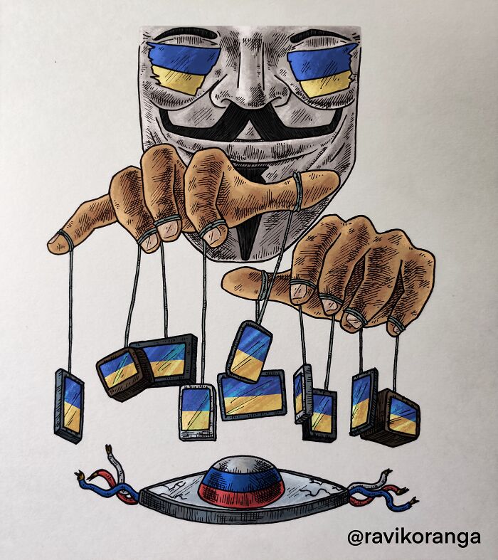 I Created 9 Illustrations About Russia's Invasion Of Ukraine