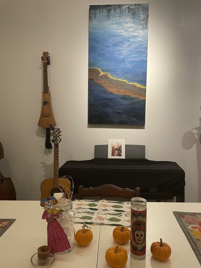 I Grew The Mini Pumpkins, My Daughter Grew The Art Work!