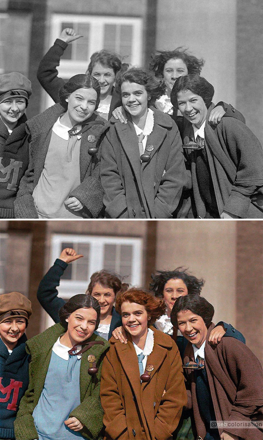 Students Of The University Of Maryland Photographed In 1923