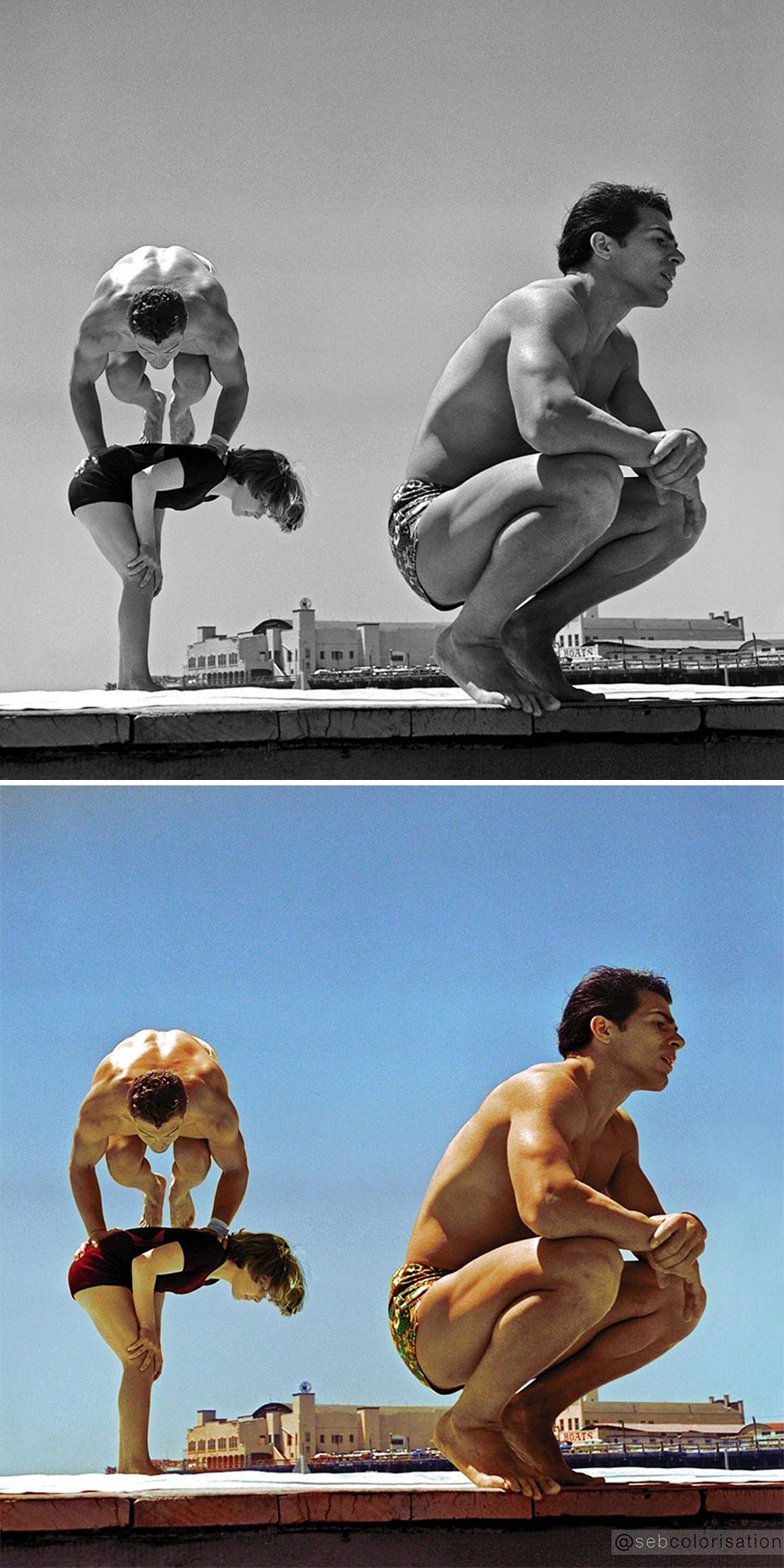 Meet The "World’s Strongest Seventh Grader" April Atkins 12 Years, Photographed By Loomis Dean In 1954