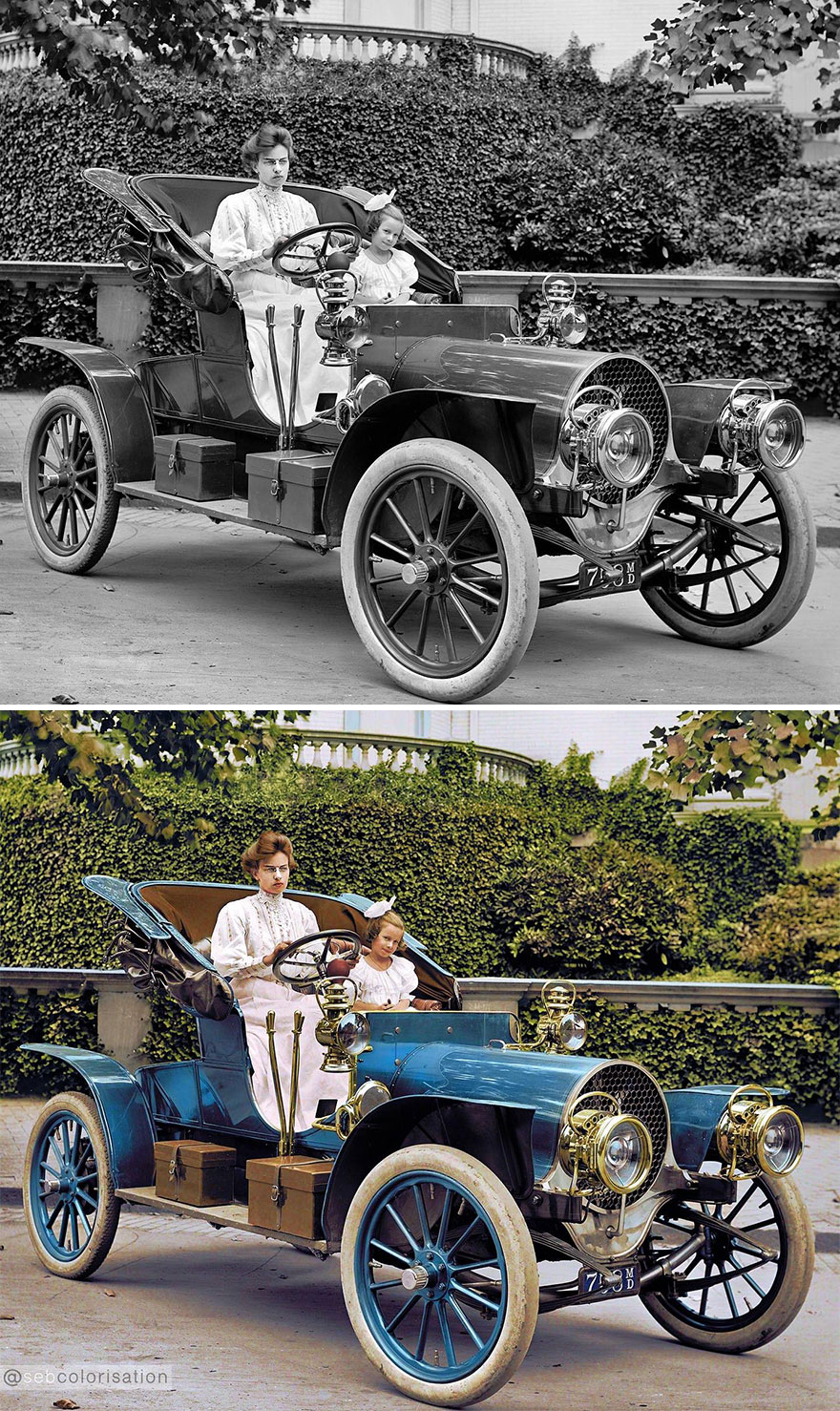 Mrs. Bliven In Auto, Washington, D.c., 1908