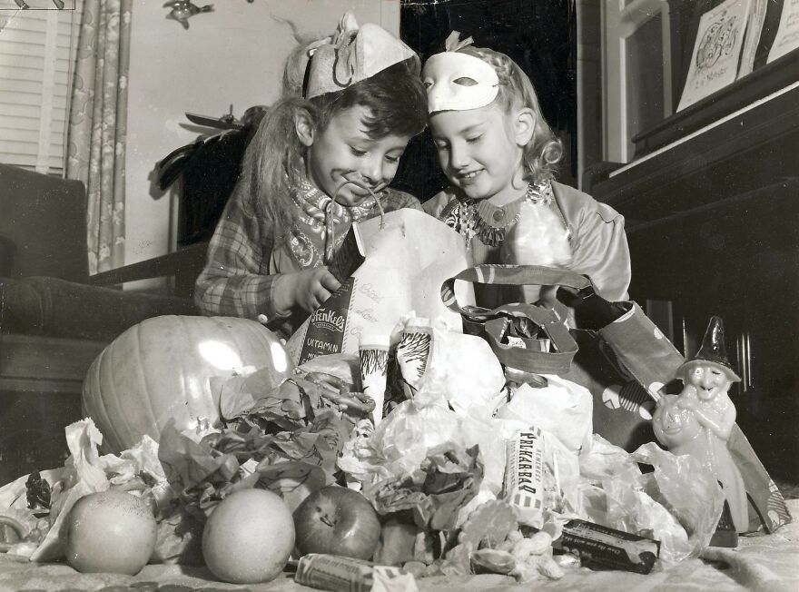 Spooky Vintage Halloween Costume Photo Collection