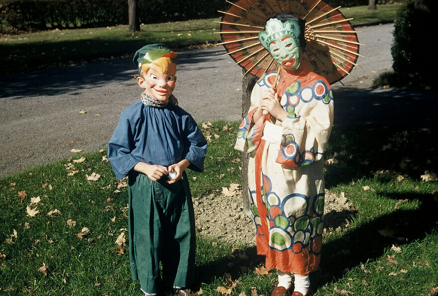 Spooky Vintage Halloween Costume Photo Collection