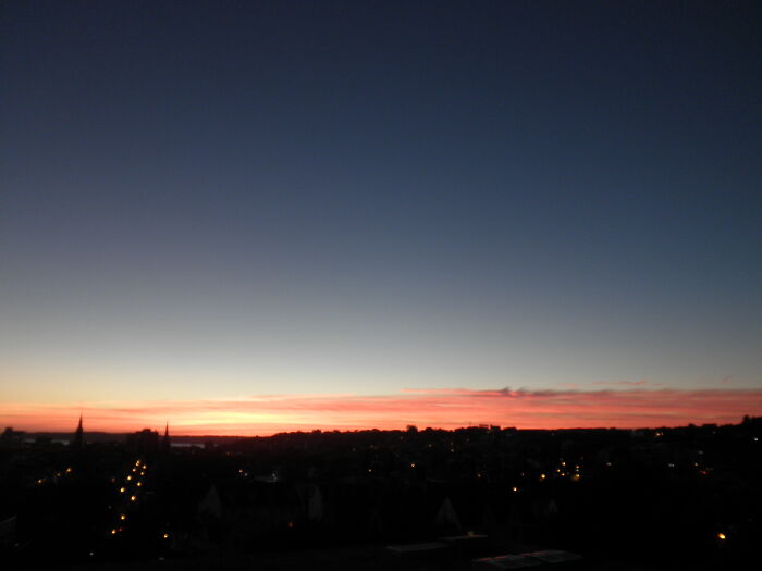 Jersey Sunset - Taken From The Hotel De France, St Helier. October 2018