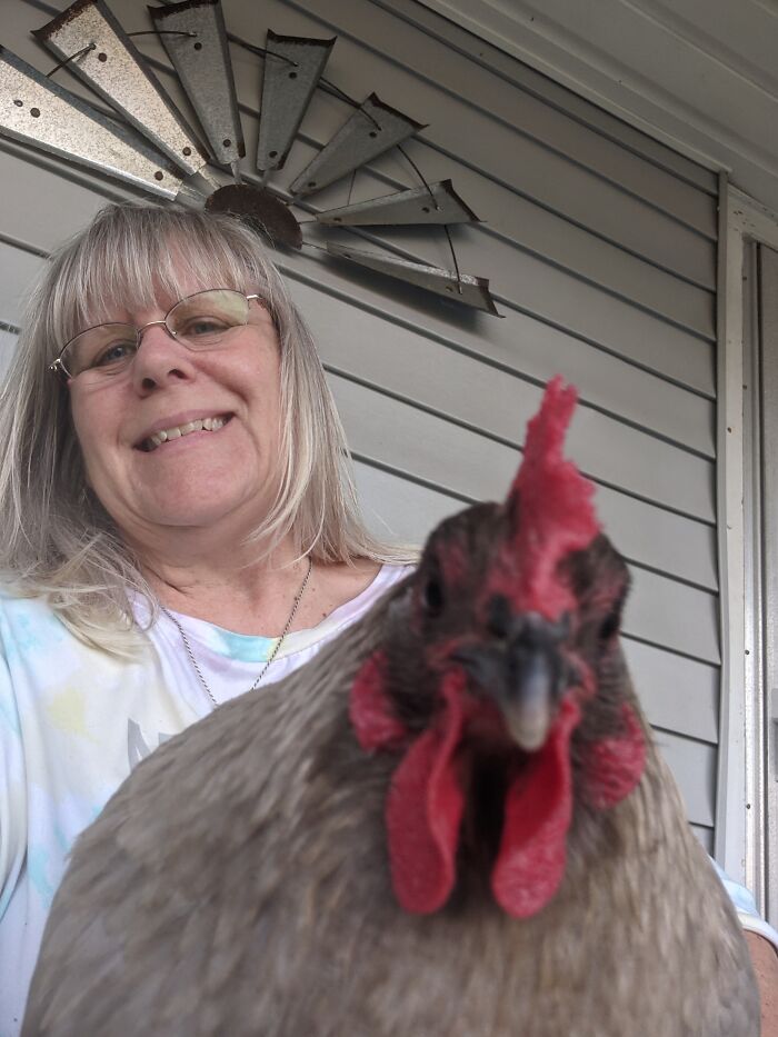 Me And Violet Taking Selfies, Her Favorite Place Is In My Lap