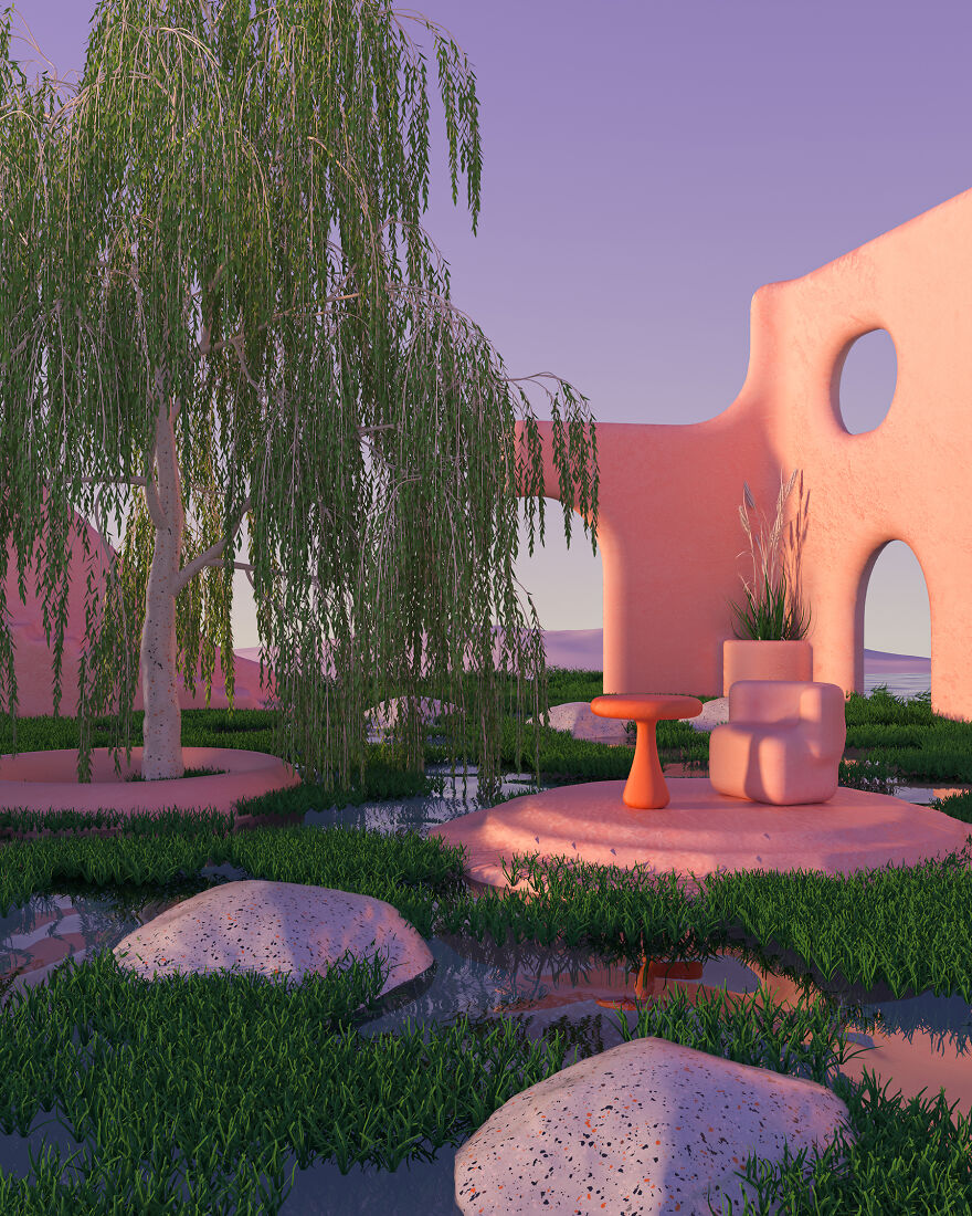 I Made Another 21 Soothing And Dreamlike 3D Landscapes
