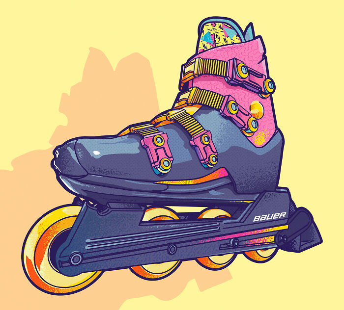 I'm From The Nineties And I Love To Draw Objects From My Childhood