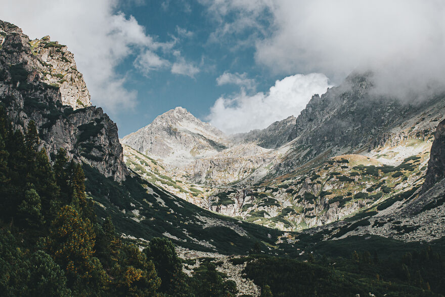 View From Rozcestník - In The Center Mengusovský Volovec