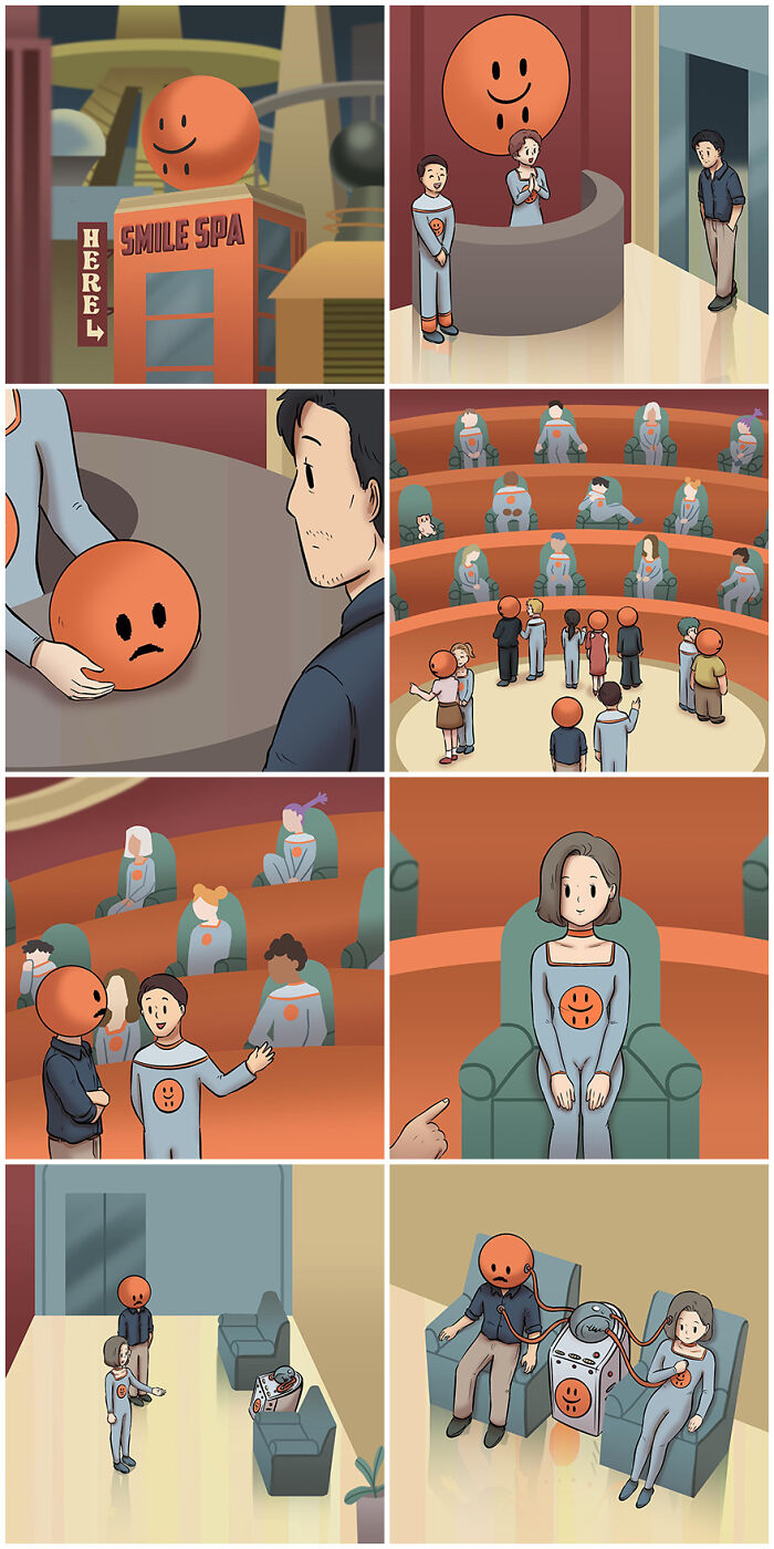 This Artist Creates Unusual Thought-Provoking Comics With A Deeper Meaning (8 New Stories)