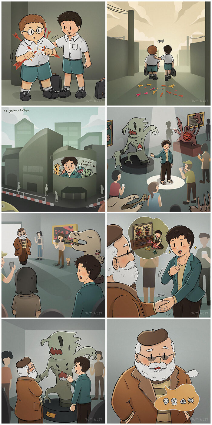 This Artist Creates Unusual Thought-Provoking Comics With A Deeper Meaning (8 New Stories)