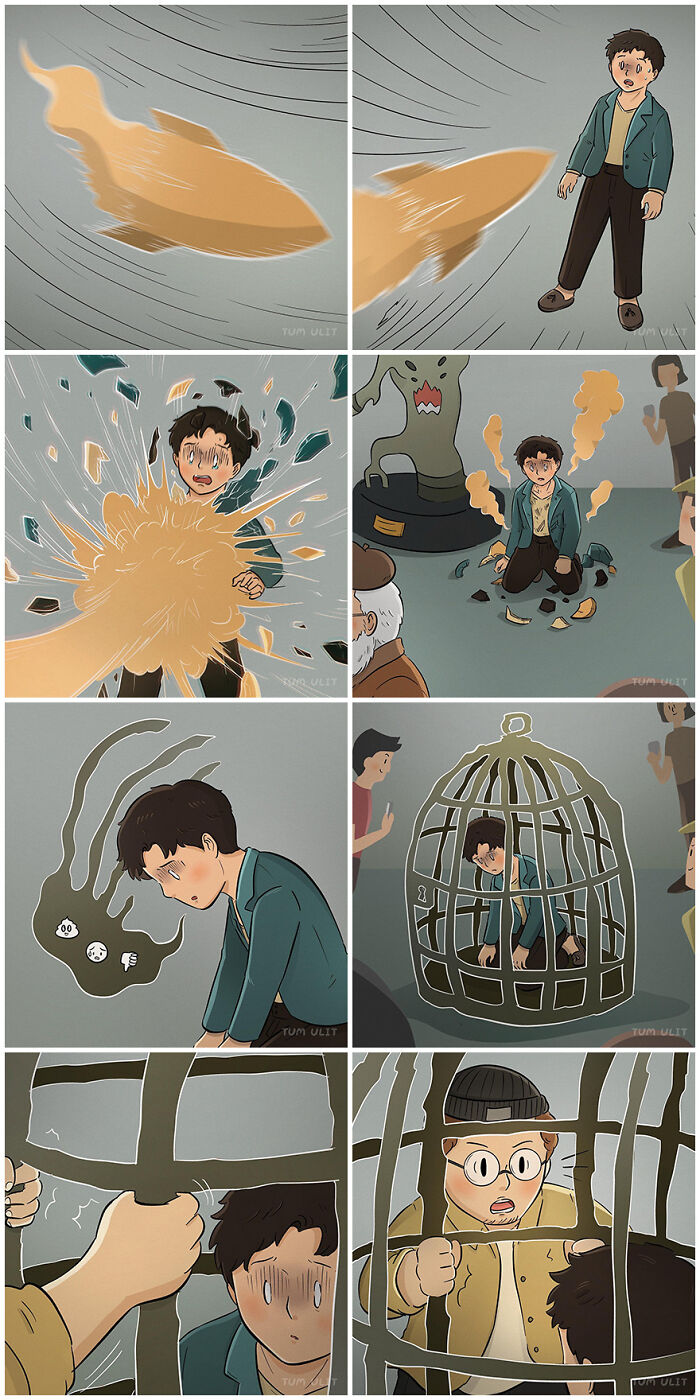 This Artist Creates Unusual Thought-Provoking Comics With A Deeper Meaning (8 New Stories)