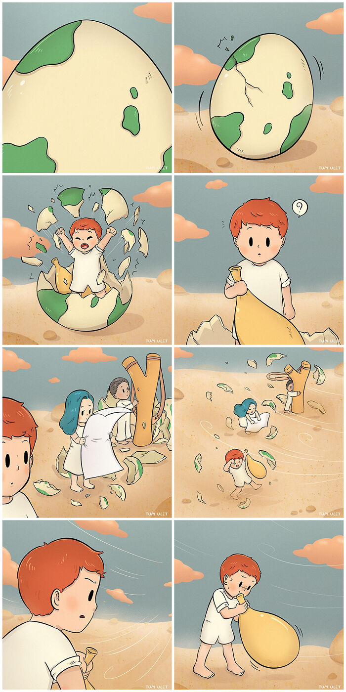 This Artist Creates Unusual Thought-Provoking Comics With A Deeper Meaning (8 New Stories)