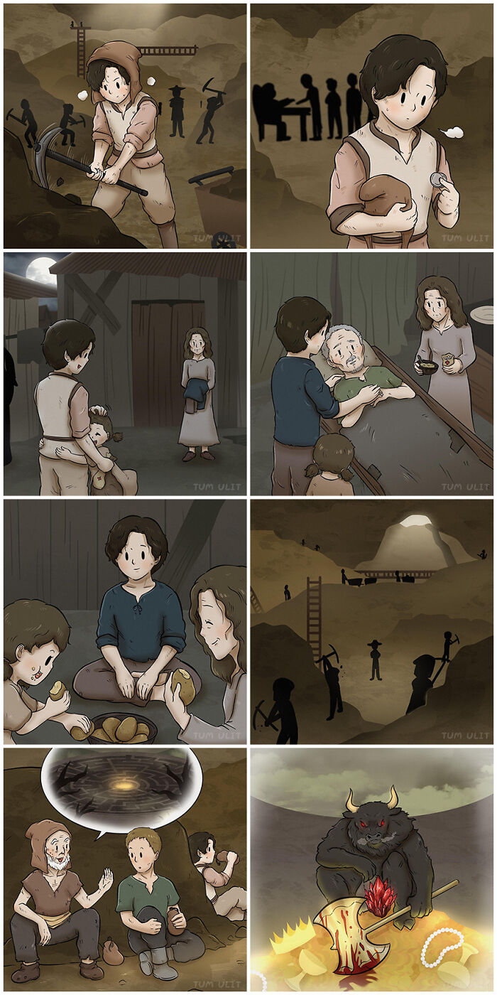 This Artist Creates Unusual Thought-Provoking Comics With A Deeper Meaning (8 New Stories)