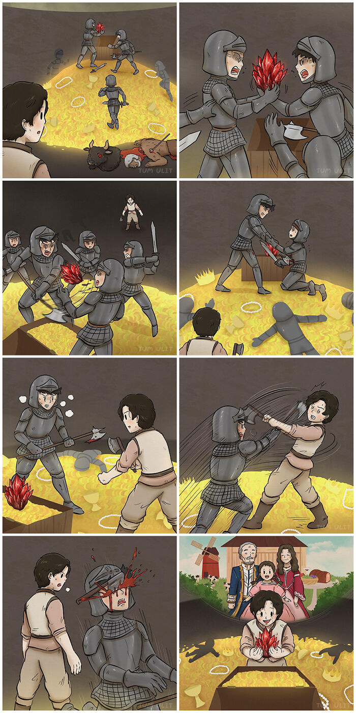 This Artist Creates Unusual Thought-Provoking Comics With A Deeper Meaning (8 New Stories)