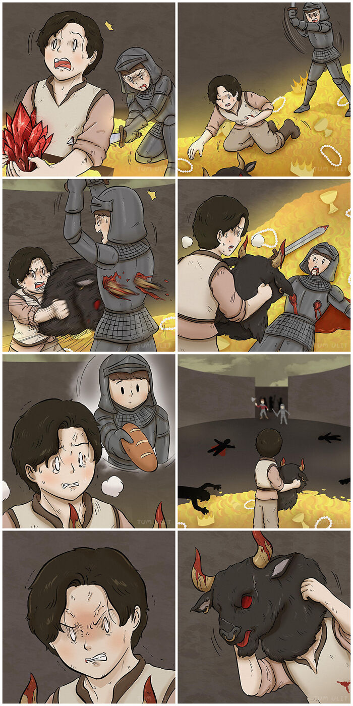 This Artist Creates Unusual Thought-Provoking Comics With A Deeper Meaning (8 New Stories)